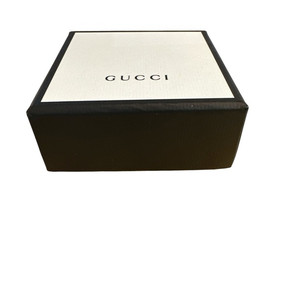 Gucci Box Jewelry Black & White Storage Jewelry Gift Box 3.5x3.5" - Picture 2 of 3